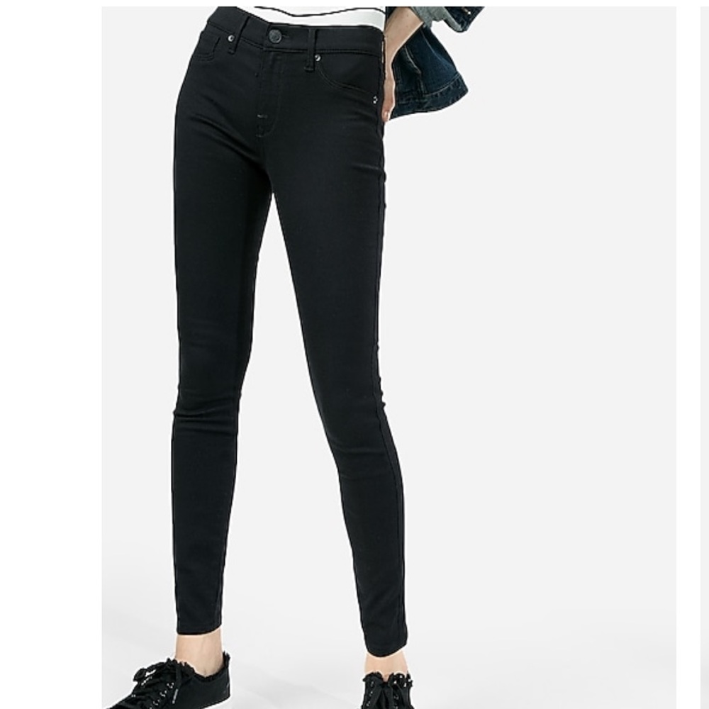 Black Jean Leggings